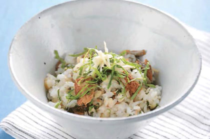 さんま缶と生姜の炊き込みご飯