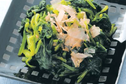 ほうれん草のかつお和え